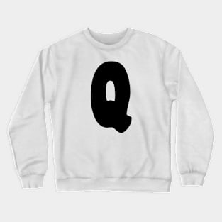 Letter Q Crewneck Sweatshirt